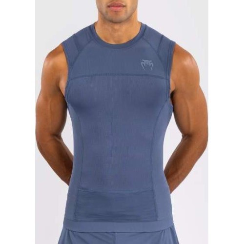 Venum G-Fit Air Men's Sleeveless Rashguard - Foggy Blue