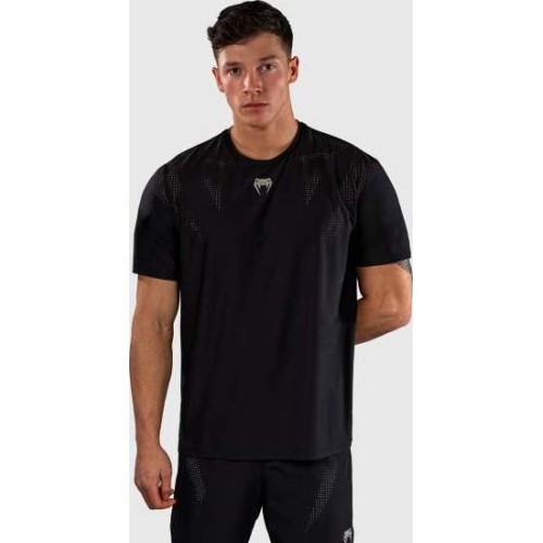 Venum Lazer Dry Tech T-Shirt - Black/Grey
