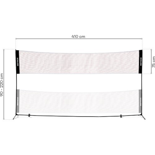 Portable badminton net  4.1x2.2 m