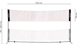 Portable badminton net  4.1x2.2 m