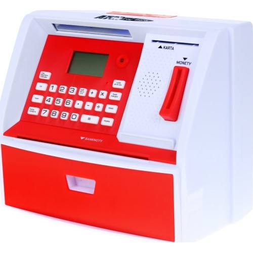 Bankomato taupyklė su lenkiškais pinigais