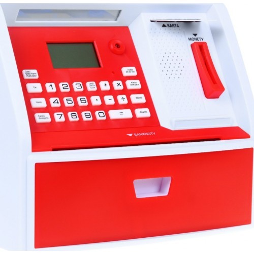 ATM piggy bank with Polish worth