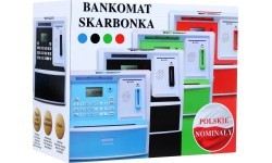 Bankomato taupyklė su lenkiškais pinigais