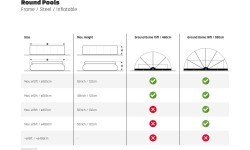 Купол для бассейна EXIT ECO ø460 см, наземный