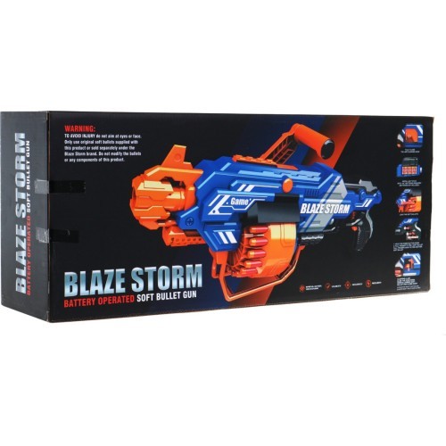 Blaze Storm didelis kulkosvaidis, mėlynas