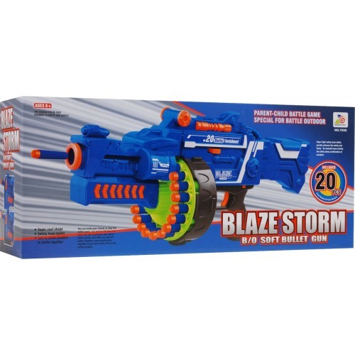 Žaislinis kulkosvaidis Blaze Storm, mėlynas