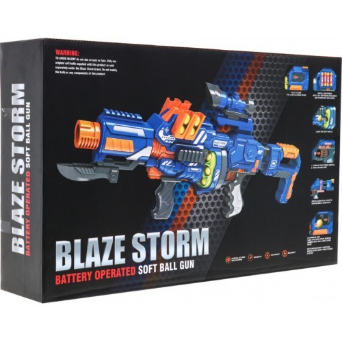 Игрушечная винтовка Blaze Storm, синяя