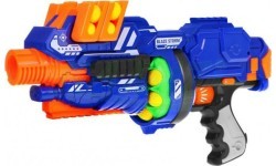 Игрушечный пистолет Blaze Storm, синий, 12 пуль
