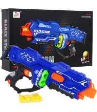 Игрушечный пистолет Blaze Storm Blue, 12 пуль