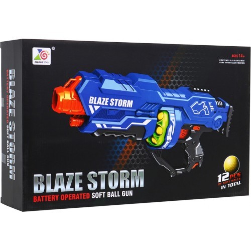 Žaislinis pistoletas Blaze Storm Blue, 12 šovinių