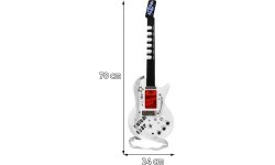 Elektrinės gitaros stiprintuvas, baltas