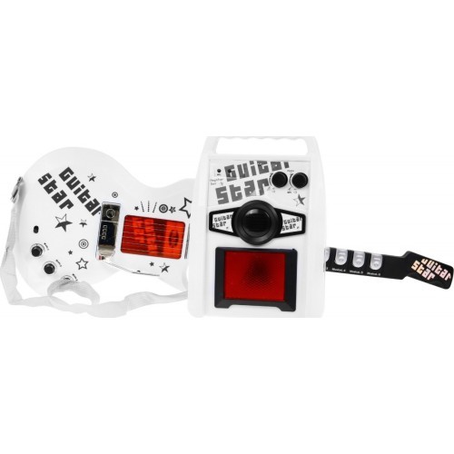 Elektrinės gitaros stiprintuvas, baltas