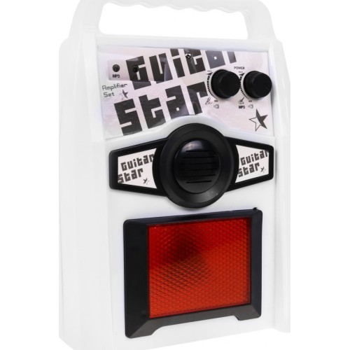 Elektrinės gitaros stiprintuvas, baltas