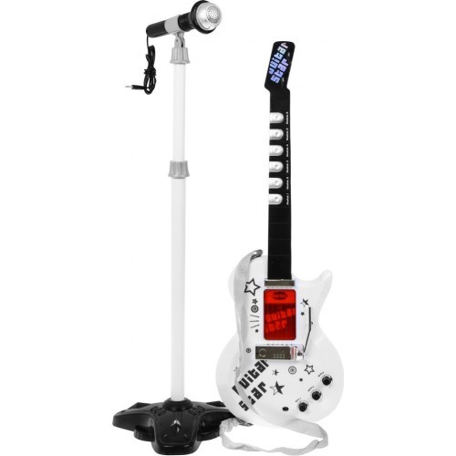 Elektrinės gitaros stiprintuvas, baltas