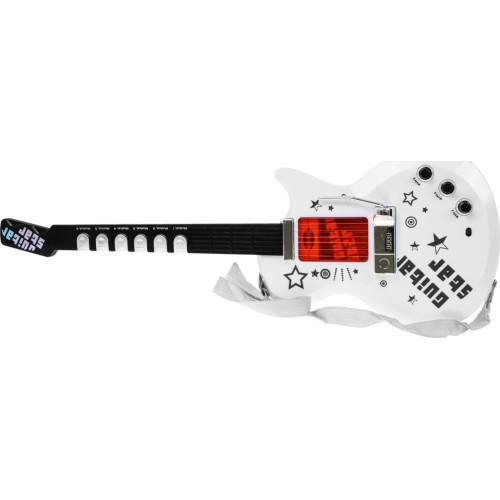 Elektrinės gitaros stiprintuvas, baltas
