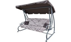 Garden Swing Seat Textylina 2 x 1 MODEL Brown