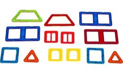 Магнитные пластины, набор Mini, 13 элементов