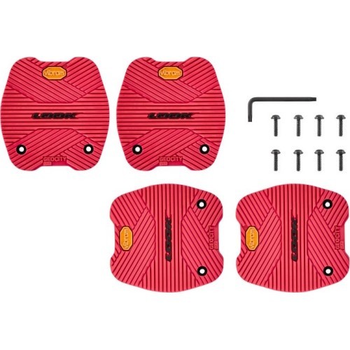 Платформенные педали Look City Grip, красные
