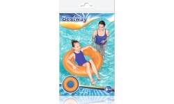 Plaukimo ratas Orange Neon 91 cm BESTWAY