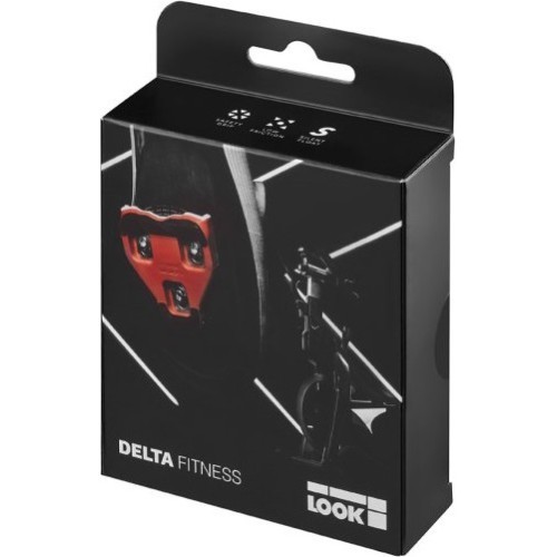 Plokštelės pedalams Look Delta Fitness grip red