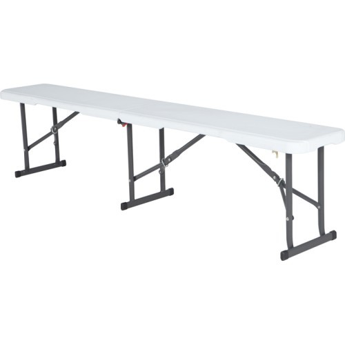 Sulankstomas suolas Lifetime Boston, baltas, 183x30x42 cm