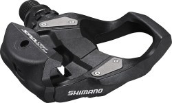 Pedalai SHIMANO RS500 su plokštelėmis (juodi)