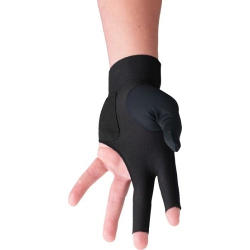 Biliardo pirštinė Predator Second Skin, 3 pirštų, juoda-geltona, L/XL
