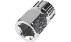 Tool for removing star lockring, cassette and disc, chrome