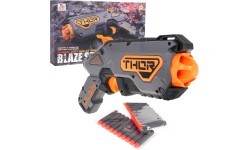 Игрушечный пистолет Blaze Storm Little Gun, серебристый