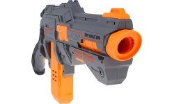 Маленький игрушечный бластер Blaze Storm, серебристый
