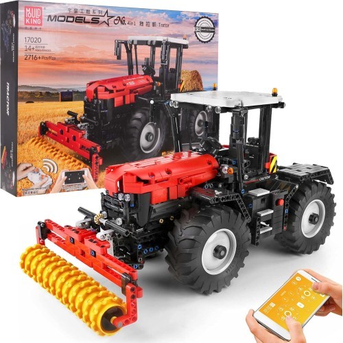 Blocks Red Tractor 2716el.