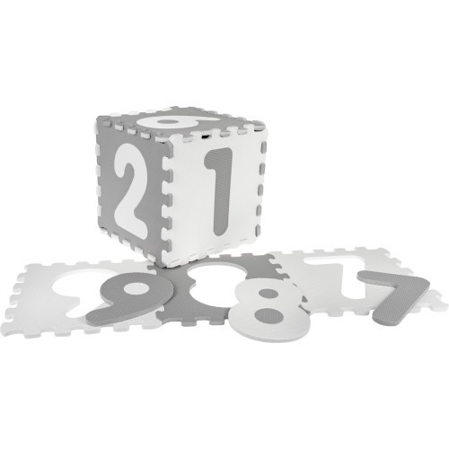 Antibakterinis putų kilimėlis Numbers Gray
