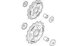 Ролики заднего переключателя SHIMANO RD-M310