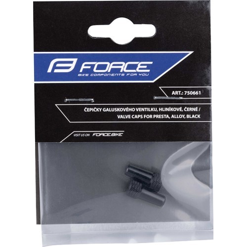 FV (Presta) Valve Core, aluminum, black (pair)
