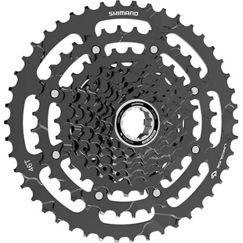 Кассета задняя Shimano CUES CS-LG400-9 // 9 скоростей (11-46T)
