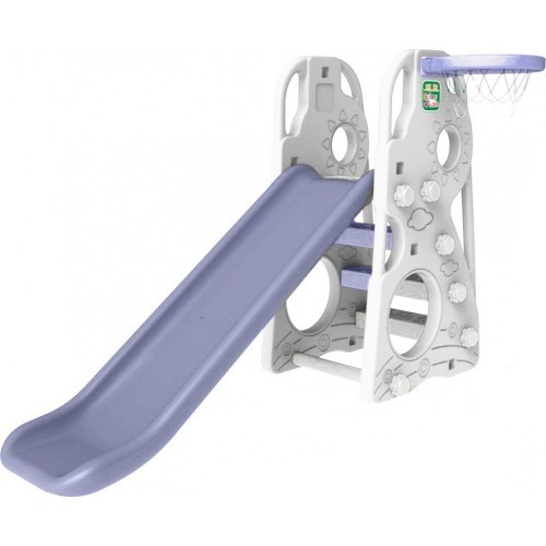Čiuožykla-sūpynės su krepšiniu 3-in-1, mėlyna