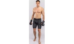 Шорты Venum Midnight Fury Vale Tudo - черные/серые/серебристые
