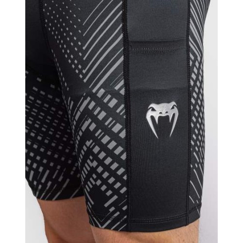 Шорты Venum Midnight Fury Vale Tudo - черные/серые/серебристые