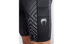 Venum Midnight Fury Vale Tudo Shorts - Black/Grey/Silver