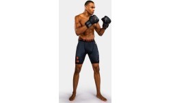 Venum Thunder Dragon Vale Tudo Shorts - Black/Grey/Copper