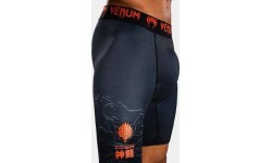 Vyriški Vale Tudo šortai Venum Thunder Dragon, juodi/pilki/variniai