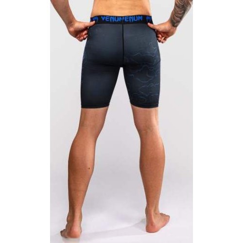 Venum Thunder Dragon Vale Tudo Shorts - Black/Royal Blue