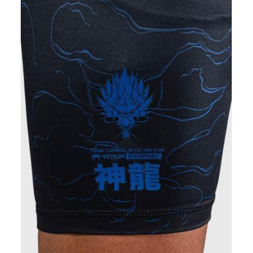 Шорты Venum Thunder Dragon Vale Tudo – чёрные/королевский синий