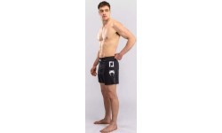 Karate Combat by Venum Fight Shorts - Black/Grey