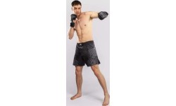 MMA šortai Venum Midnight Fury, juodi/pilki/sidabriniai