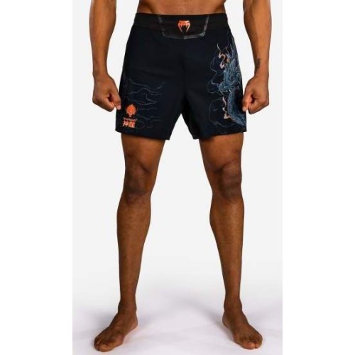 Шорты MMA Venum Thunder Dragon - черные/серые/медные