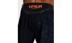 MMA šortai Venum Thunder Dragon - juodi/pilki/variniai