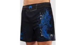 MMA šortai Venum Thunder Dragon, juodi/karališkai mėlyni