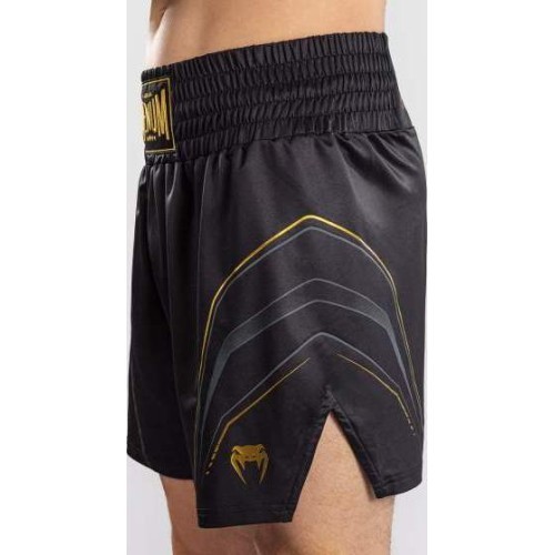 Venum Streamline Boxing Shorts - Black/Gold