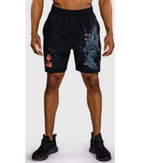 Venum Thunder Dragon treniruočių šortai, juodi/pilki/variniai